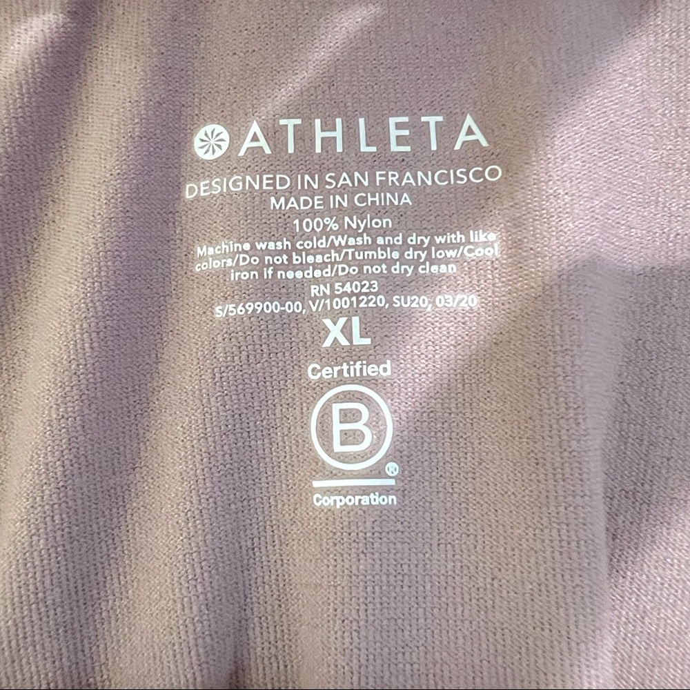 Athleta Mineral Wash Crop Tank Ombré Size L - Picture 3 of 3